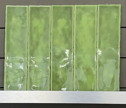 Handvorm Licht Groen Glans 7,5x30