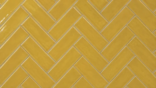 Handvorm Geel Glans 7,5x30