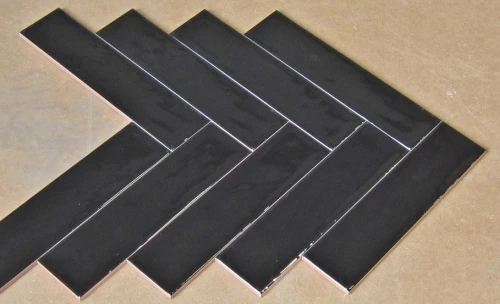 Handvorm Zwart Glans 7,5 x 30