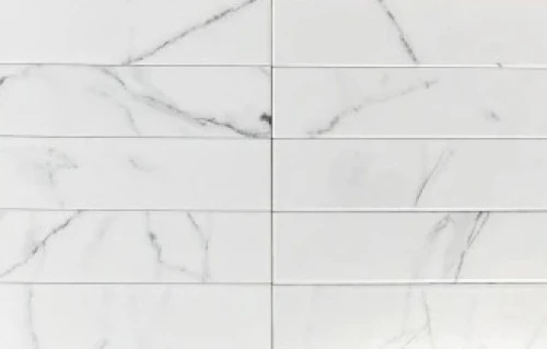 Handvorm Carrara Wit Mat 7,5 x 30