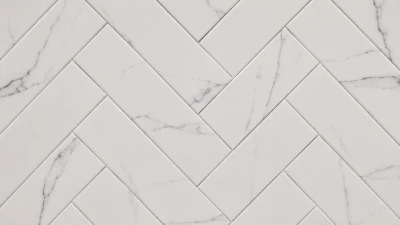 Handvorm Carrara Wit Mat 7,5 x 30