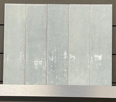 Handvorm Licht Blauw Glans 7,5x30