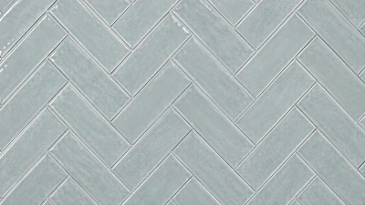 Handvorm Licht Blauw Glans 7,5x30