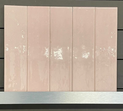 Handvorm Licht Roze Glans 7,5x30